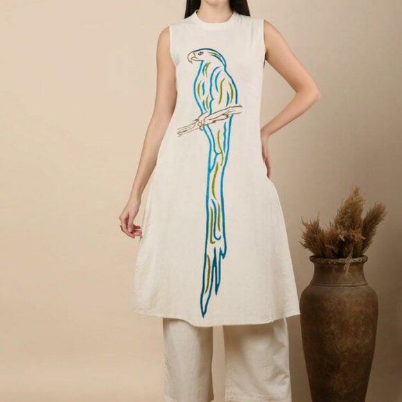 COTTON PRINTED KURTI FOR WOMENS - Picture 8 of 14